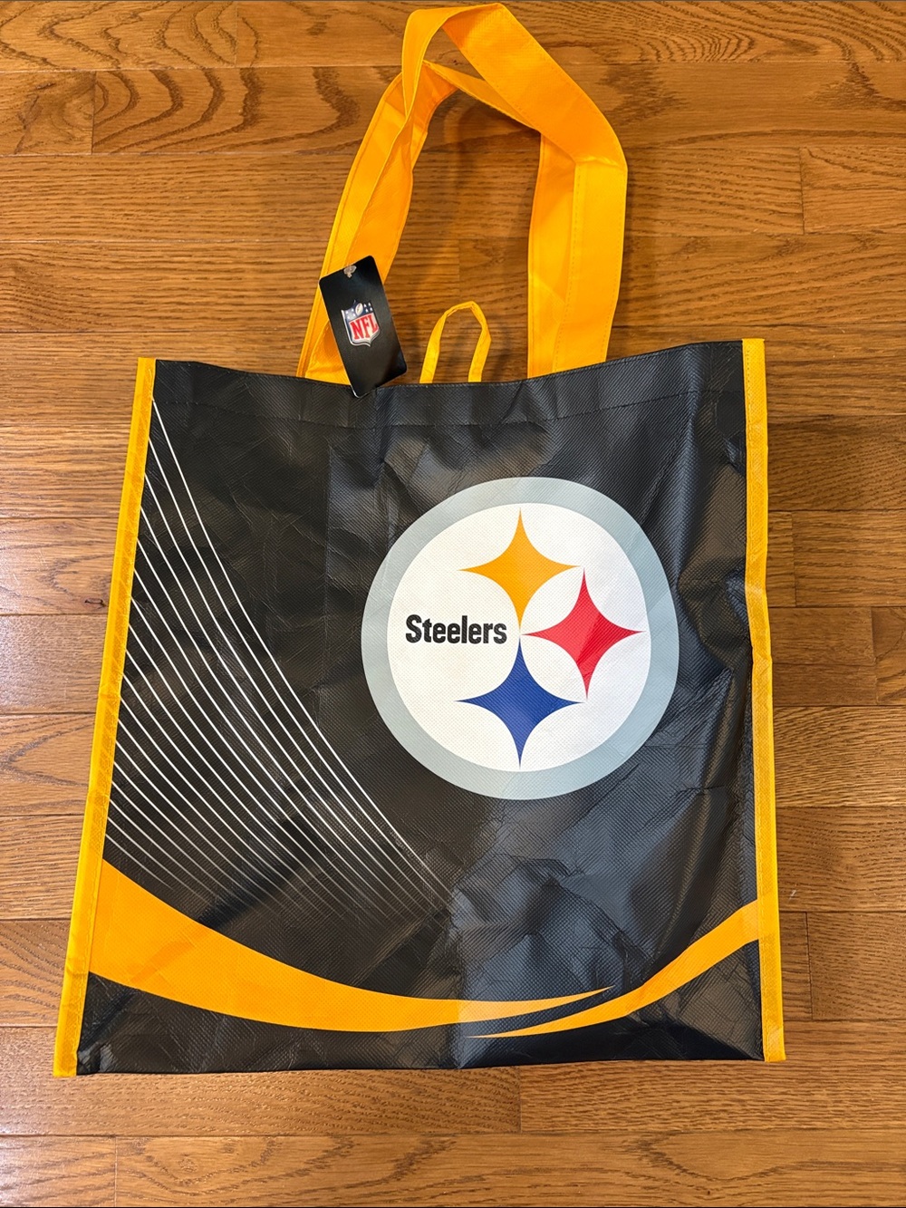 NFL | NWT Steelers Flat Bottomed Reusable Bag OS One Size